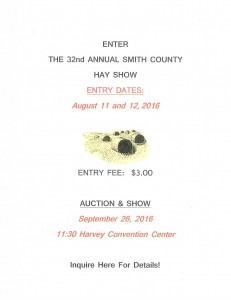 smith county hay show 2016